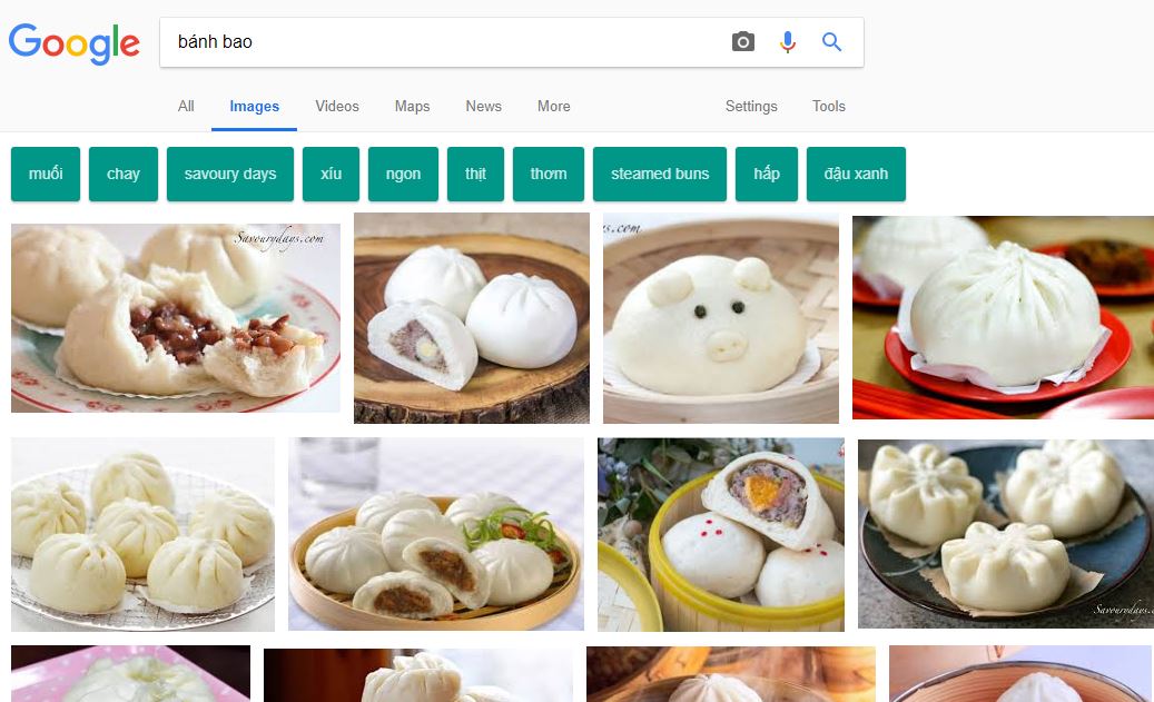 Banh Bao - Google Result